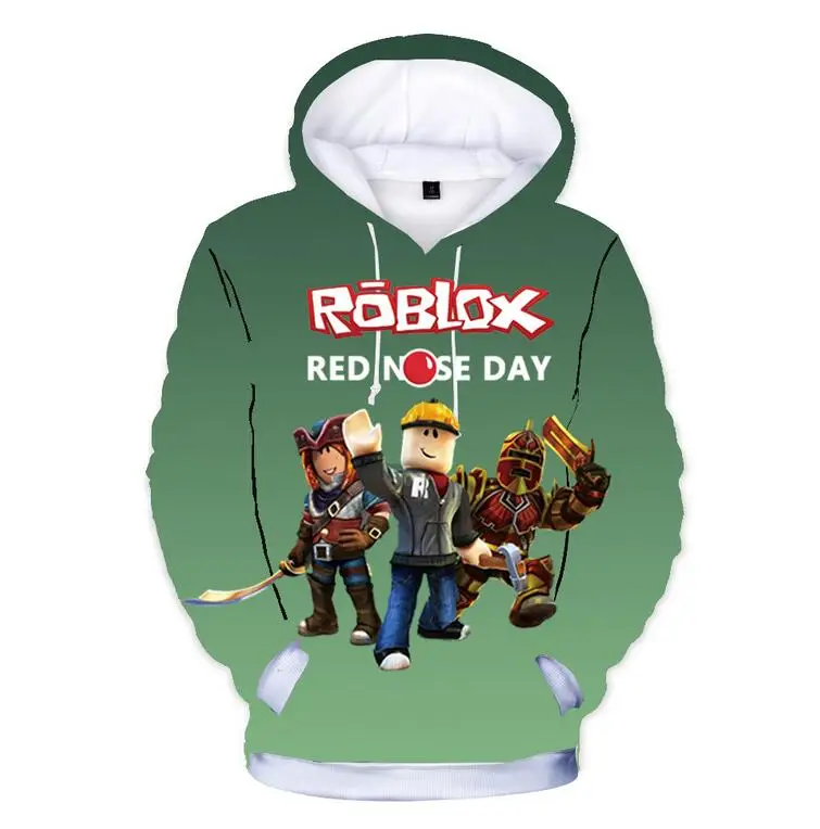 

Boys Robloxing hoodies Long Sleeve Children T-Shirts Cotton Autumn Kids Girls Tops Clothes 3-14Y