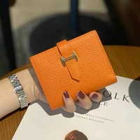 womens wallets and purses genuine leather fashion short money bag luxury phone wallet luxury design hasp purse small wallet