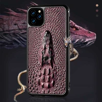genuine leather 3d luxurious phone case for iphone 11pro max 7 plus 8 plus x xs xs max xr anti fall cover for iphone 12 pro max