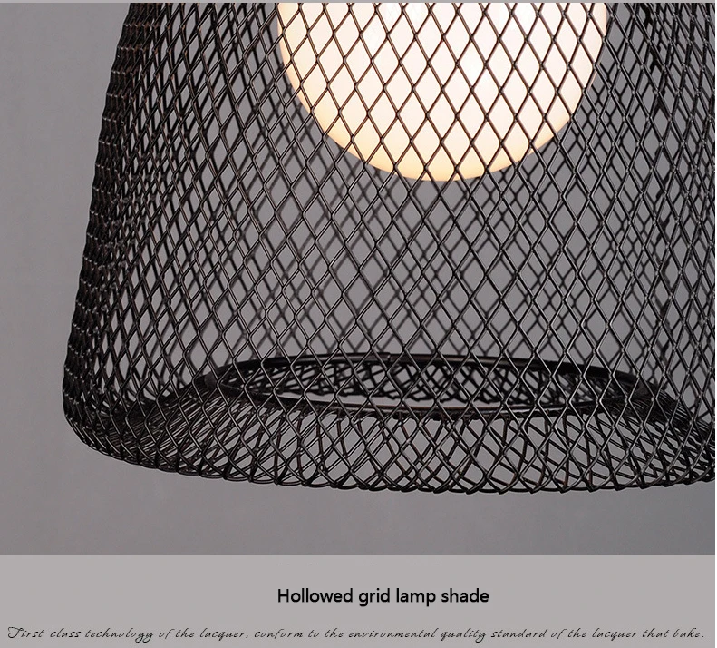Винтажный железный подвесной светильник в стиле ретро потолочный лофт