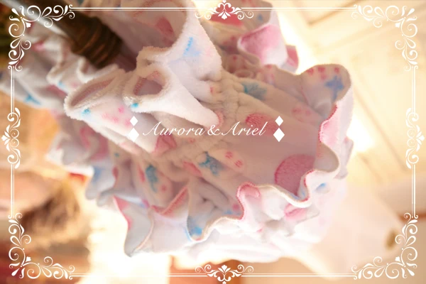 Фланелевая термоюбка и искусственное викторианское платье кавайная девушка