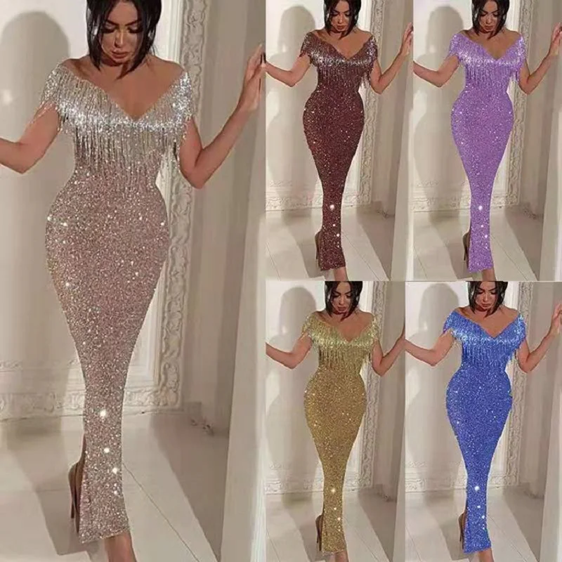 

Sexy Tassel Buttock Dress Smy-063