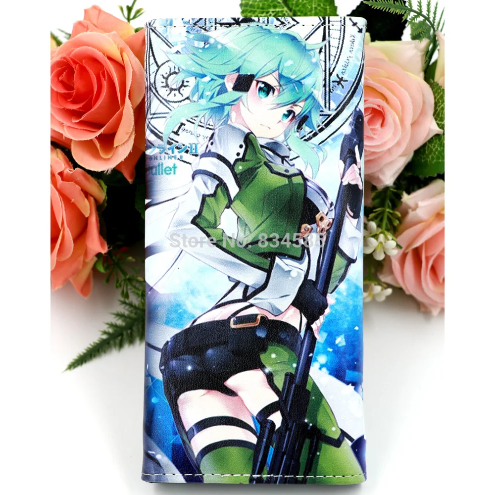 Sword Art Online Аниме Длинный клатч кошелек SAO Kirigaya Kazuto держатель для карт | Багаж и
