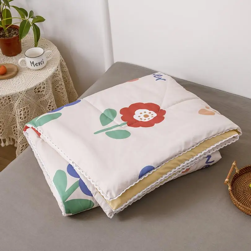 

10 Patterns Summer Children Quilt Cartoon Air Conditioner Room Nap Quilt Blanket for Kids Gift Baby School Blanket Quilt