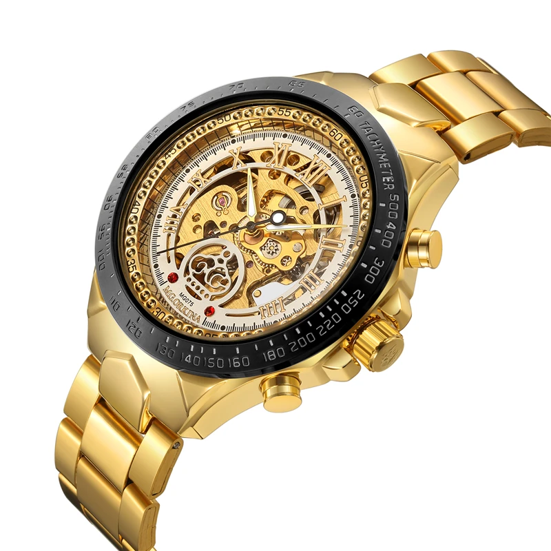 Классические мужские часы класса люкс лучший бренд Автоматические Wind