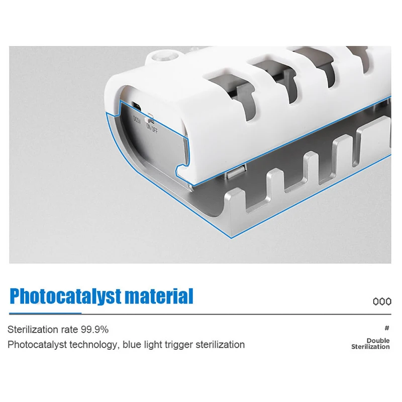 Умный УФ стерилизатор зубных щеток солнечной энергии электрическая зубная щетка