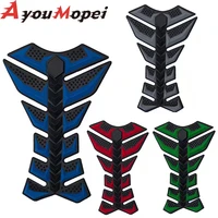 motorcycle 3d tank pad sticker decal fishbone carbon fiber devil skull logo protect cover fuel oil gas moto racing accessories