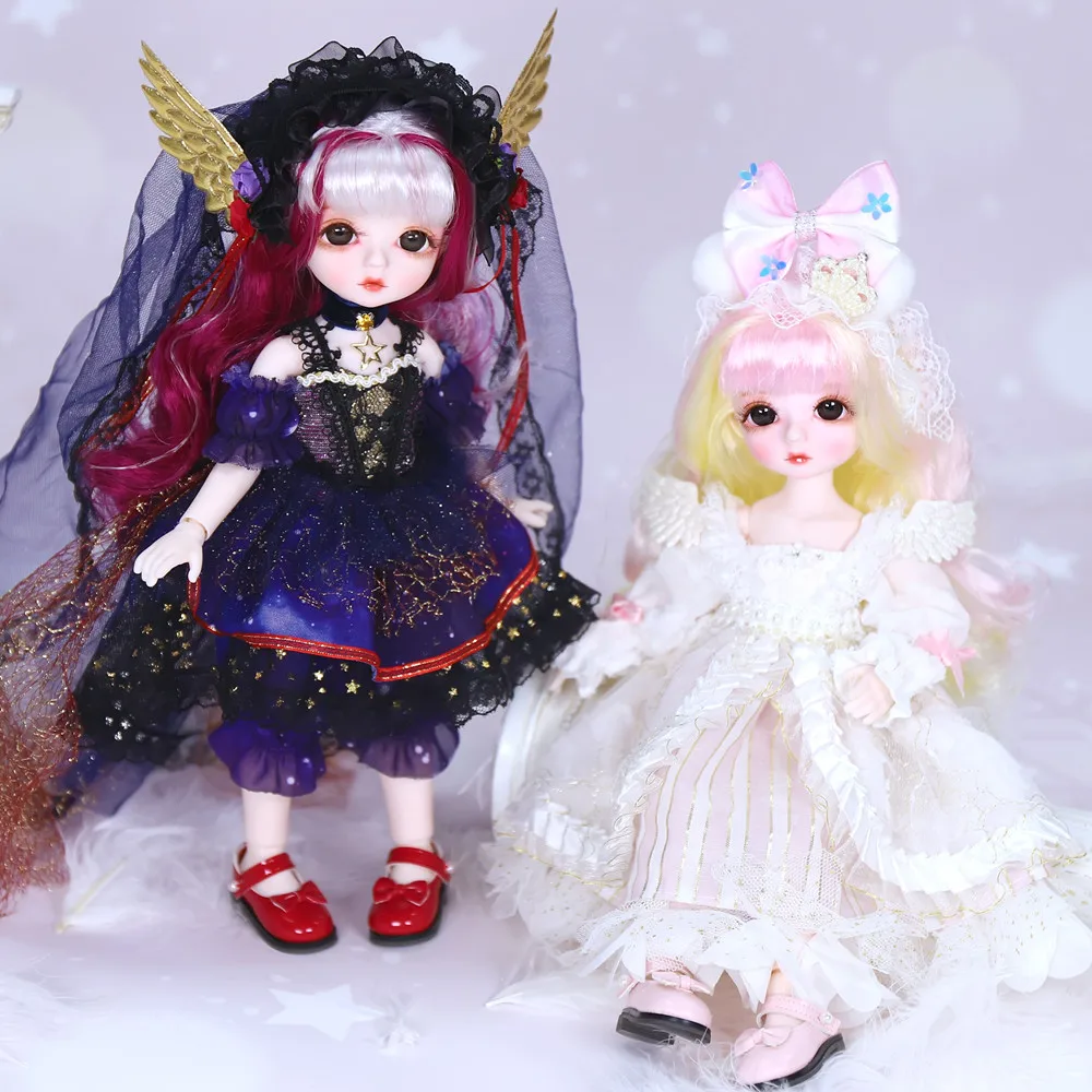 

DBS 1/6 BJD кукла маленький ангел серии 28 см шаровой шарнир куклы борется с глазами одежда милый макияж DIY кукла подарок для девочек