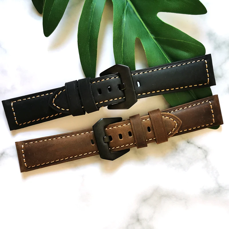 

20 22 26 mm Genuine Leather watch Strap for Garmin Fenix 6x 5x 6 5 3 3HR 5s 6s GPS smart watch replacement watch bracelet band