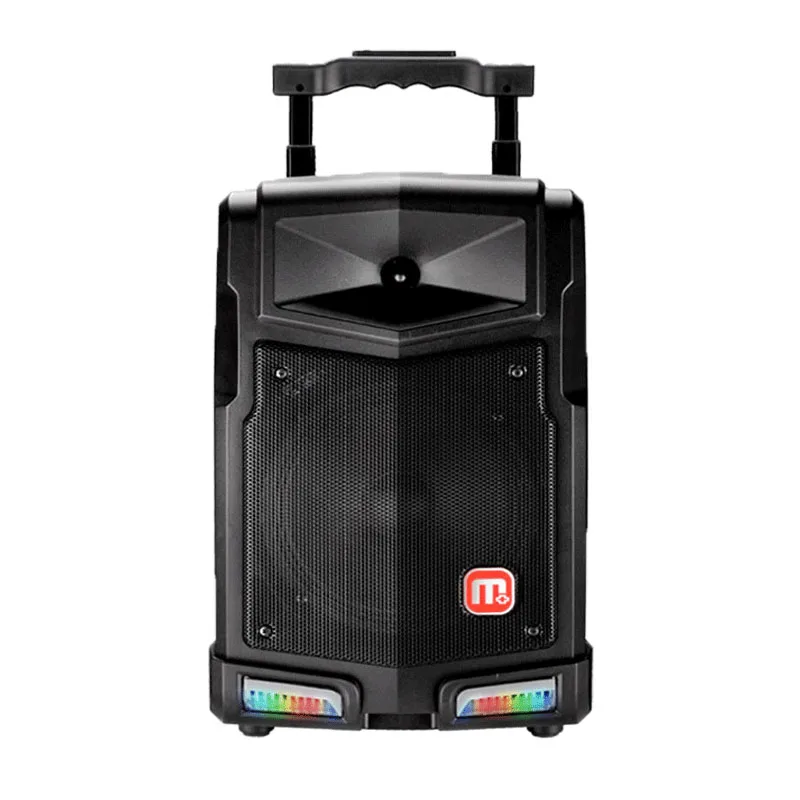 8 дюймовый уличный квадратный танцевальный динамик на колесиках с поддержкой