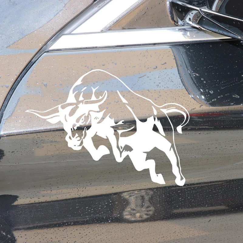 

16.6*12.3cm Creative bull Car-Sticker Automobiles Motorcycles Window Bumper Laptop Vinyl Decal PVC Decorative Goods