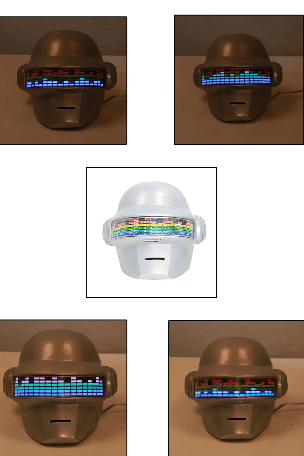 Coslive Daft панк маска косплей шлем на всю голову костюм причудливые реквизиты