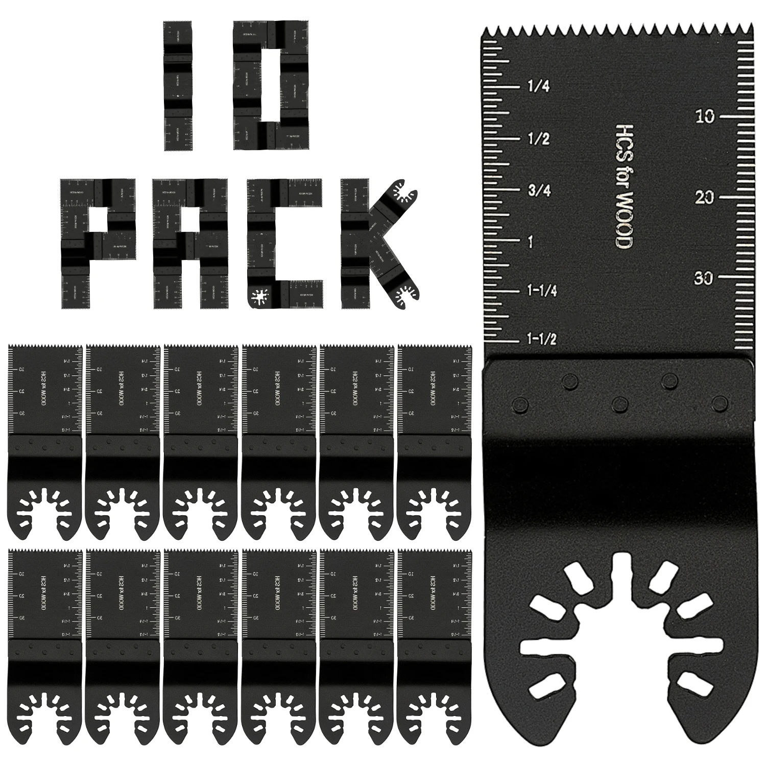 10 шт. Осциллирующий многофункциональный инструмент пильные лезвия