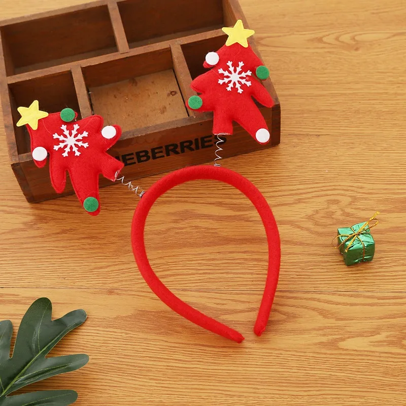 Рождественское украшение Оленьи Рога головная повязка Новогодняя вечеринка