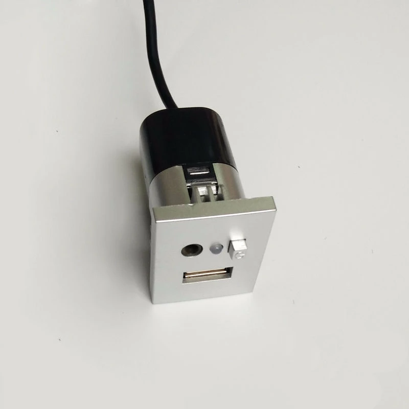 Usb/Aux интерфейс s Зарядка для бардачка с мини Usb флэш-накопитель кабель адаптер Ford