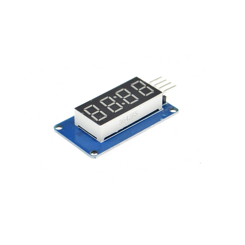 

TM1637 LED Display Module 7 Segment 4 Bits 0.36Inch Clock RED Anode Digital Tube Serial Driver Board Pack for arduino Diy Kit