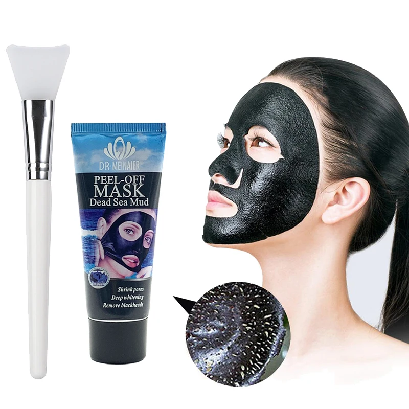 Dead Sea Mud Blackhead удаляет глубокие маски для лица очищающие отшелушивающие Черные