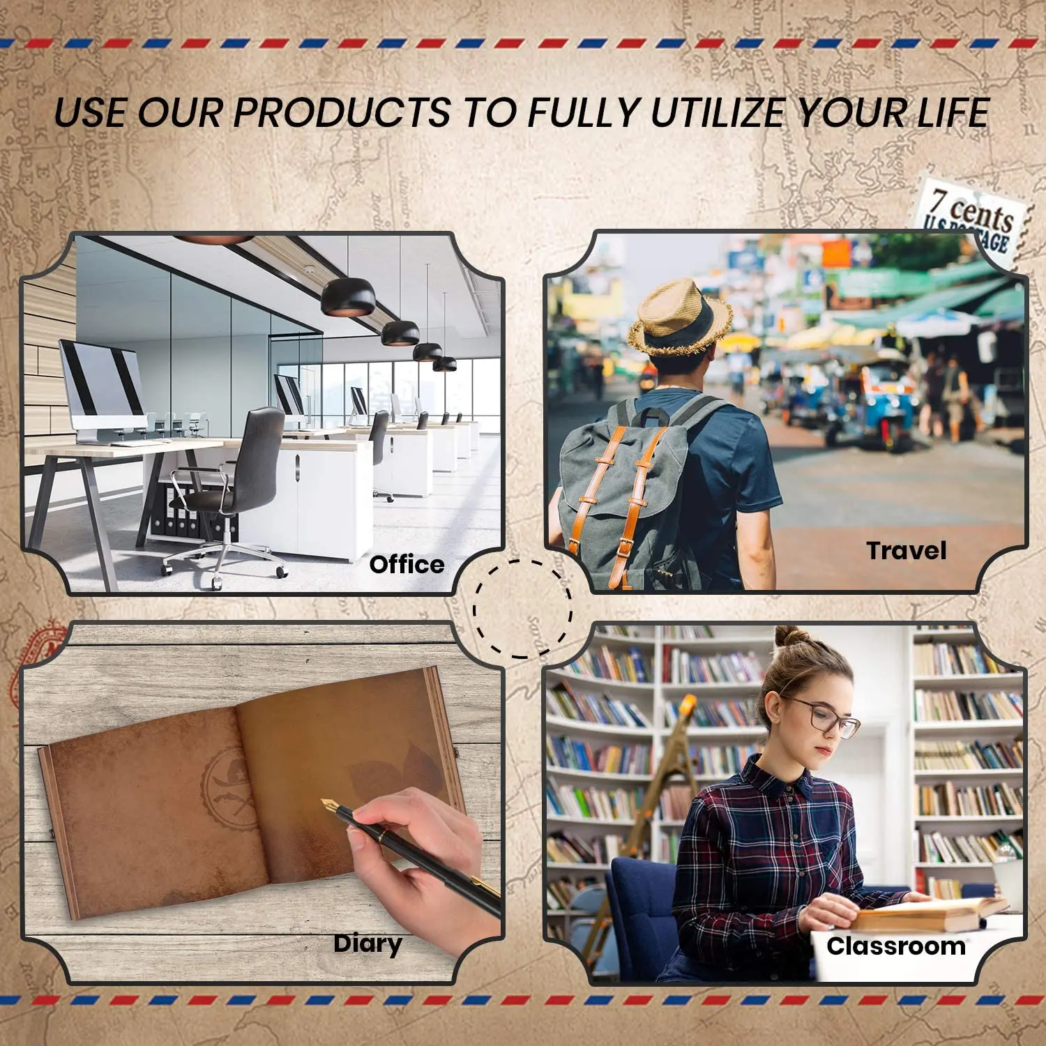 Альбом сделай сам для скрапбукинга Наше приключение книга путешествий