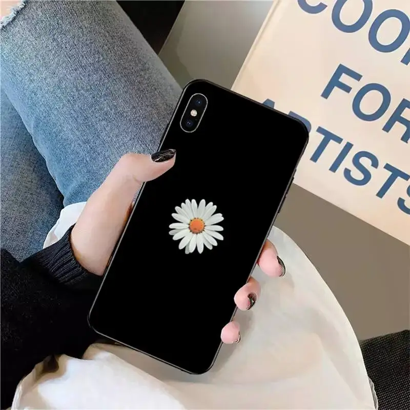 

Daisy Sunflower Floral Phone Case for iPhone 11 12 pro XS MAX 8 7 6 6S Plus X 5S SE 2020 XR mini