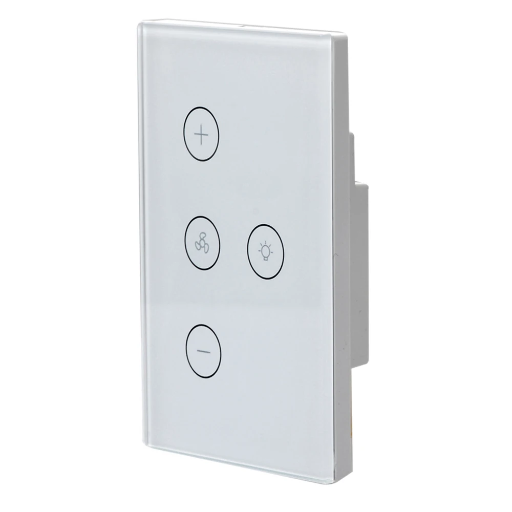 White Умный Свет WiFi вентилятор Celling Switch приложение ПДУ для умного дома, с таймером, совместим с Alexa и Google контроль скорости умный дом Homekit работа с Amazon Alexa Echo Google Home - Цвет: White