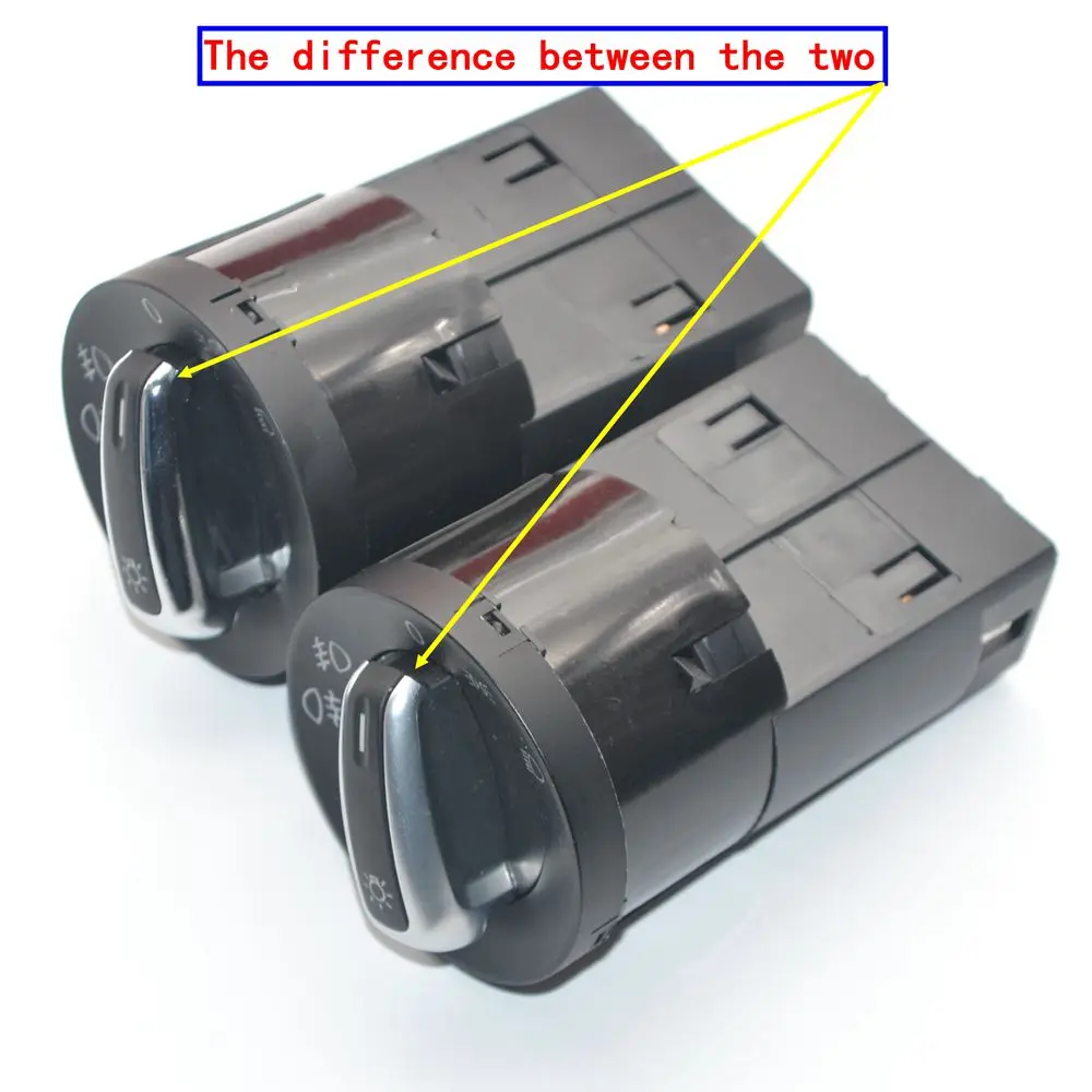 Ручка переключателя противотуманной фары с блестками для Golf Bora Mk4 Passat B5/B5.5 Polo 9 Lupo