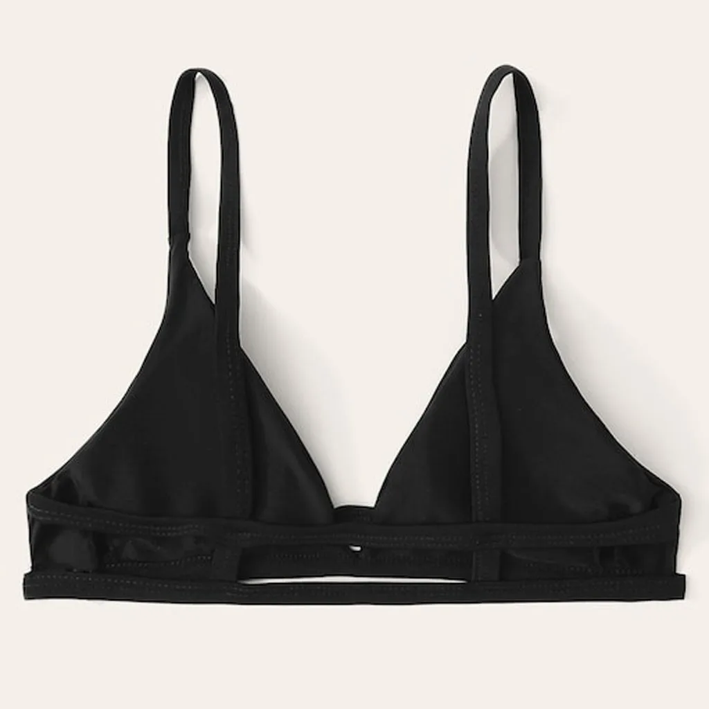 Топ для плавания Женский однотонный | Спорт и развлечения