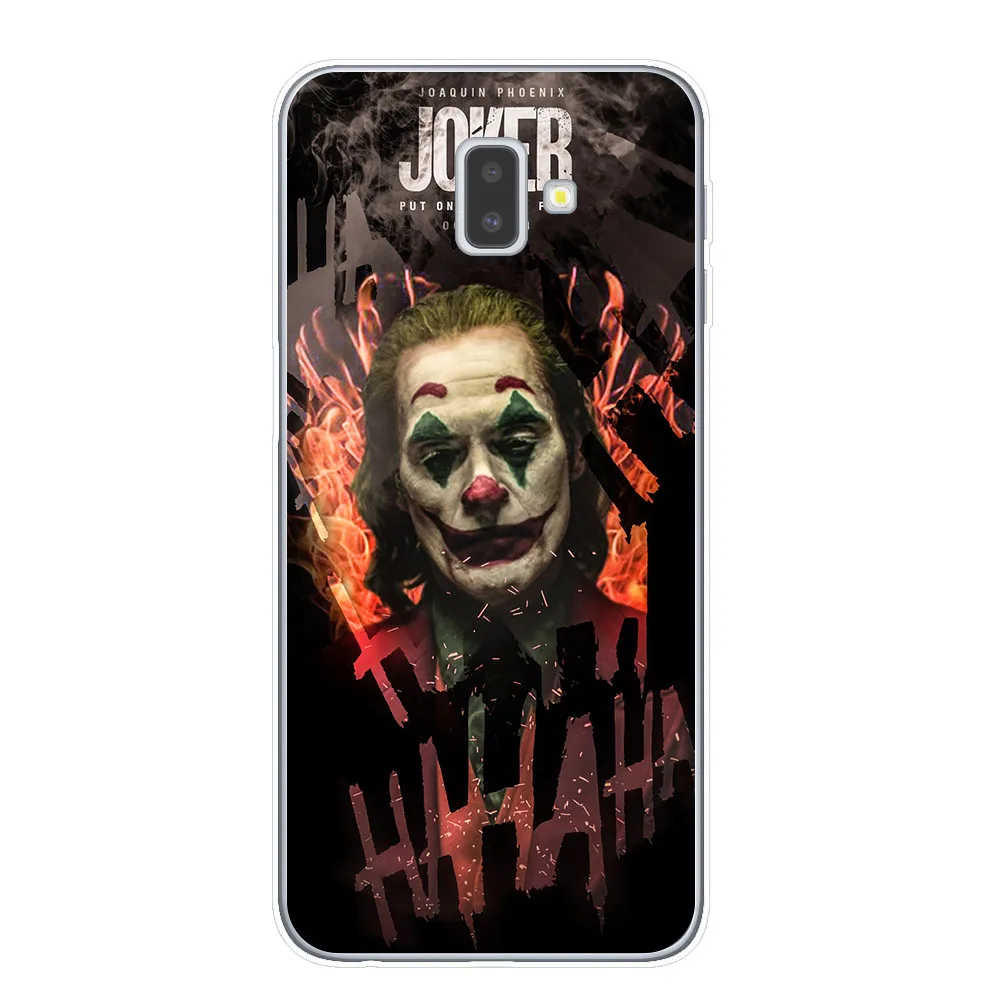 T7831 Joker из фильма ужасов «надевать счастливого лица мягкий TPU чехол для samsung J3 J5 J7 J4 J6 плюс Примечание 10 Pro Прозрачный чехол для телефона - Цвет: T7831