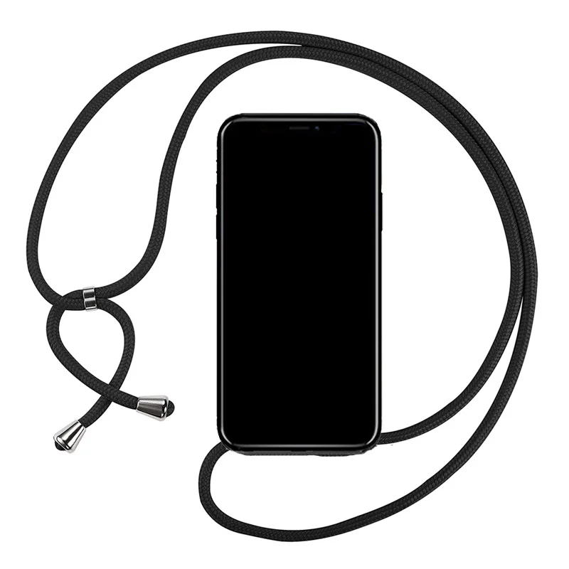 Чехол с ремешком через плечо для Sony Xperia E5 F3311 F3313 ожерелье ремешок шнур цепь черный