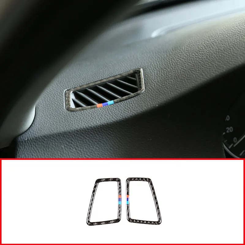 

Для BMW E90 E92 автомобильный Кондиционер из углеродного волокна вентиляционные отверстия рамка отделка наклейки 3 серии 2005-2012 аксессуары