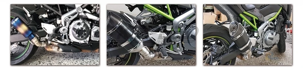 Средняя выхлопная труба мотоцикла, выхлопная труба без шнуровки для Kawasaki Z900, без глушителя выхлопной системы