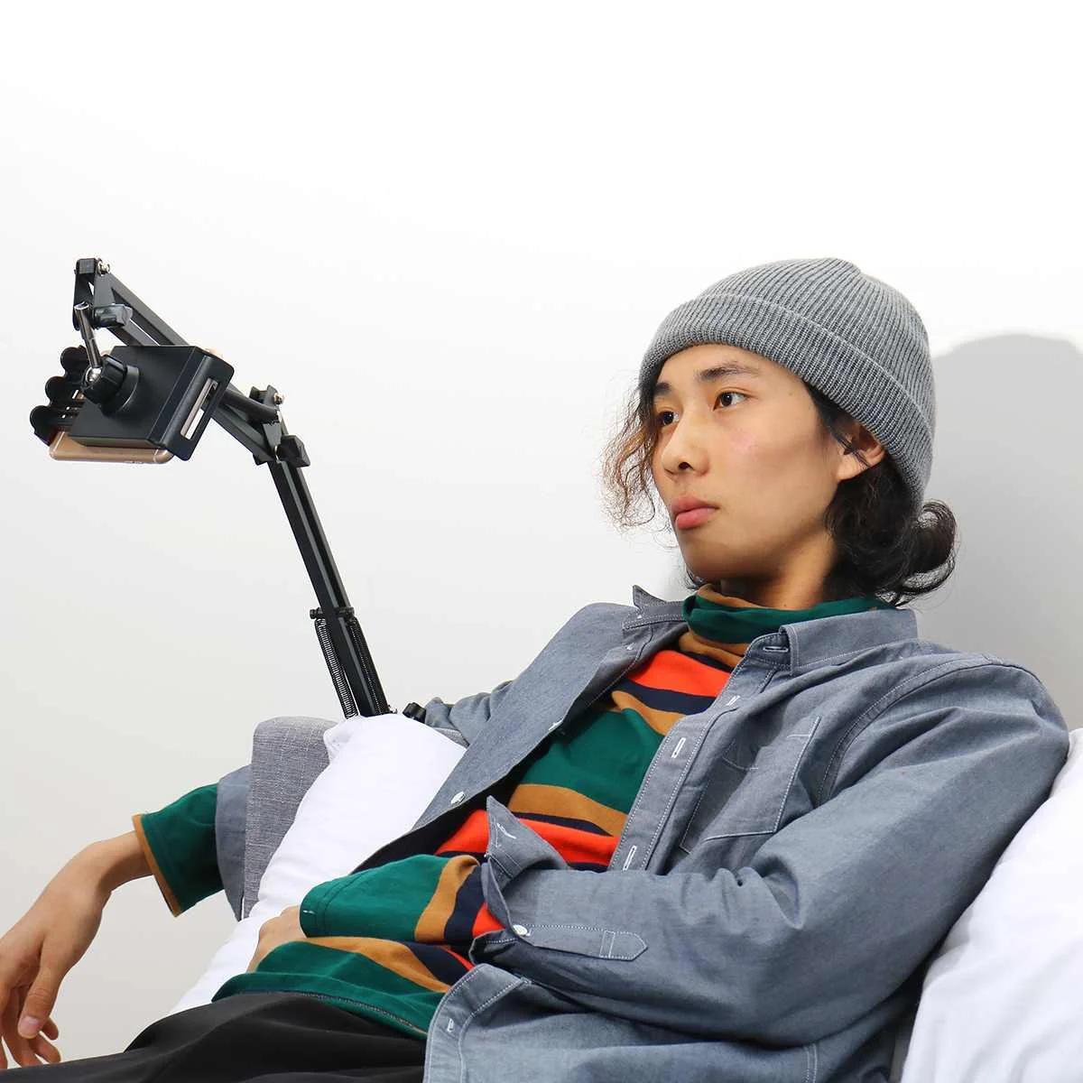 

Universal Phone Holder Flexible 360 Clip Mobile Cell Phone Tablet Holder Long Arm Bed Desktop Bracket Mount Stand Base Bracket