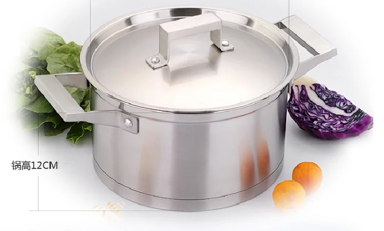 набор кастрюль SS #18/10 из нержавеющей стали кастрюли и сковородку горшок супа