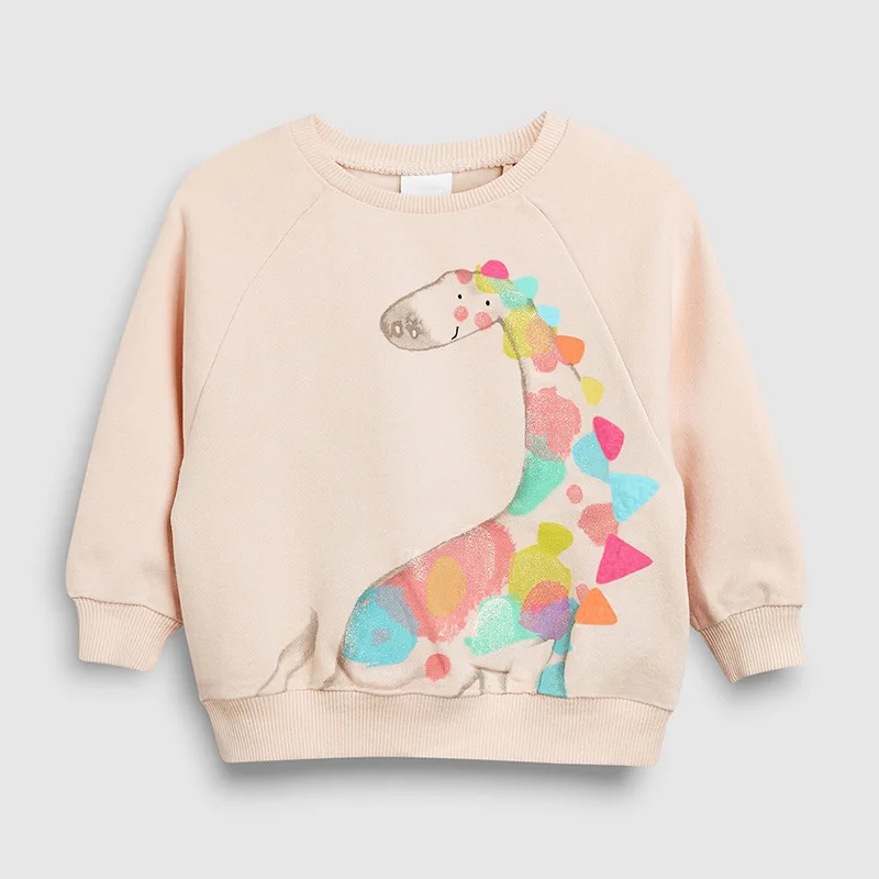 Little maven 2-7Years Autumn Rainbow Lace Print Toddler Kids Baby Girl Sweatshirt Children's Clothing For Girl's Sweater |