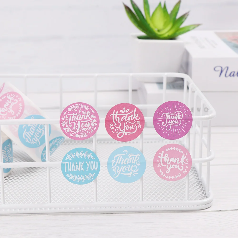 500 шт./рулон герметизирующие наклейки цветочное украшение бумажная упаковка