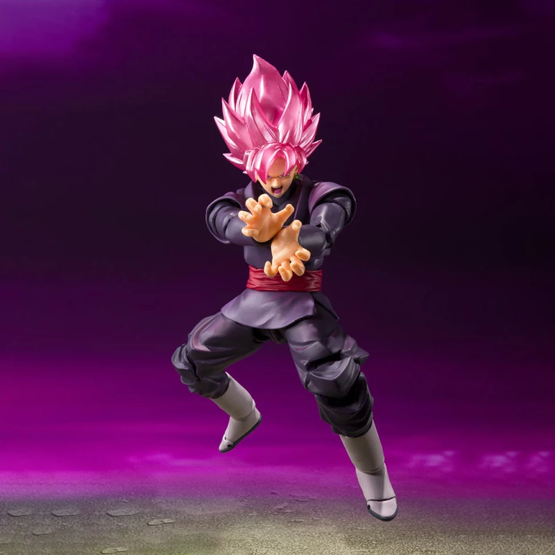 

BANDAI SHF Dragon Ball Super Anime Figure Super Saiyan Black Son Goku Zamasu Action Figure Collection Model Kids Toys For Boys