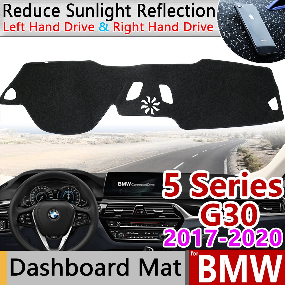 Для BMW 5 серия G30 2017 2018 2019 2020 анти-скольжения мат крышка приборной панели панель