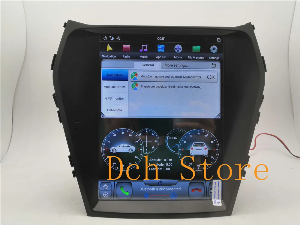 10 4 дюймовый вертикальный экран Tesla стиль Android 8 1 автомобильный DVD GPS плеер для Hyundai