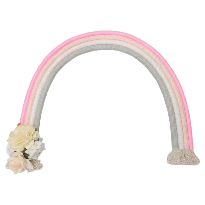 Hechos a mano nuevos accesorios de fotograf&iacute;a reci&eacute;n nacido Arco Iris decoraci&oacute;n beb&eacute; sesi&oacute;n de fotos Arco Iris accesorios beb&eacute; Studio-3