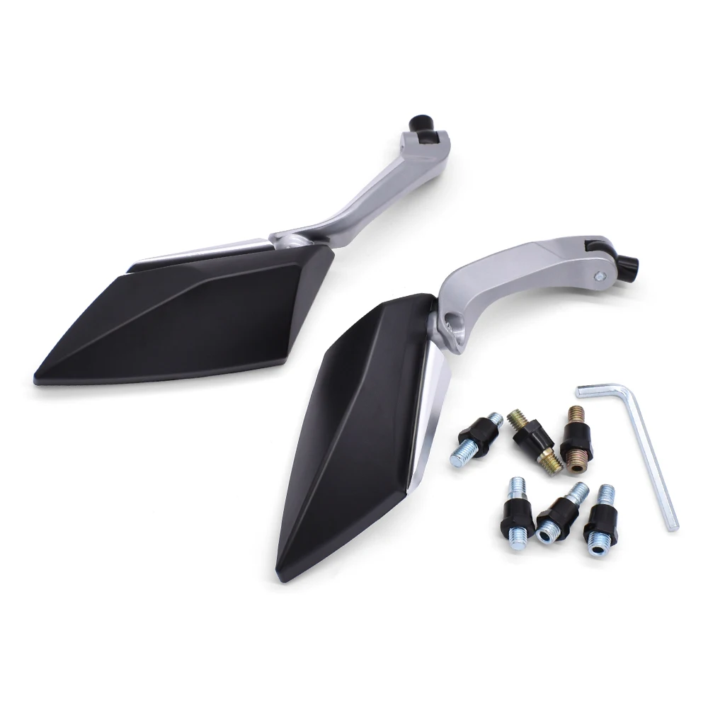 Universial Side Mirrors Motorcycle Handlebar Rear View Back Mirror For Honda ST 1300 ST1300 Black SpiRit RC51 NC750X nc 750 750x |