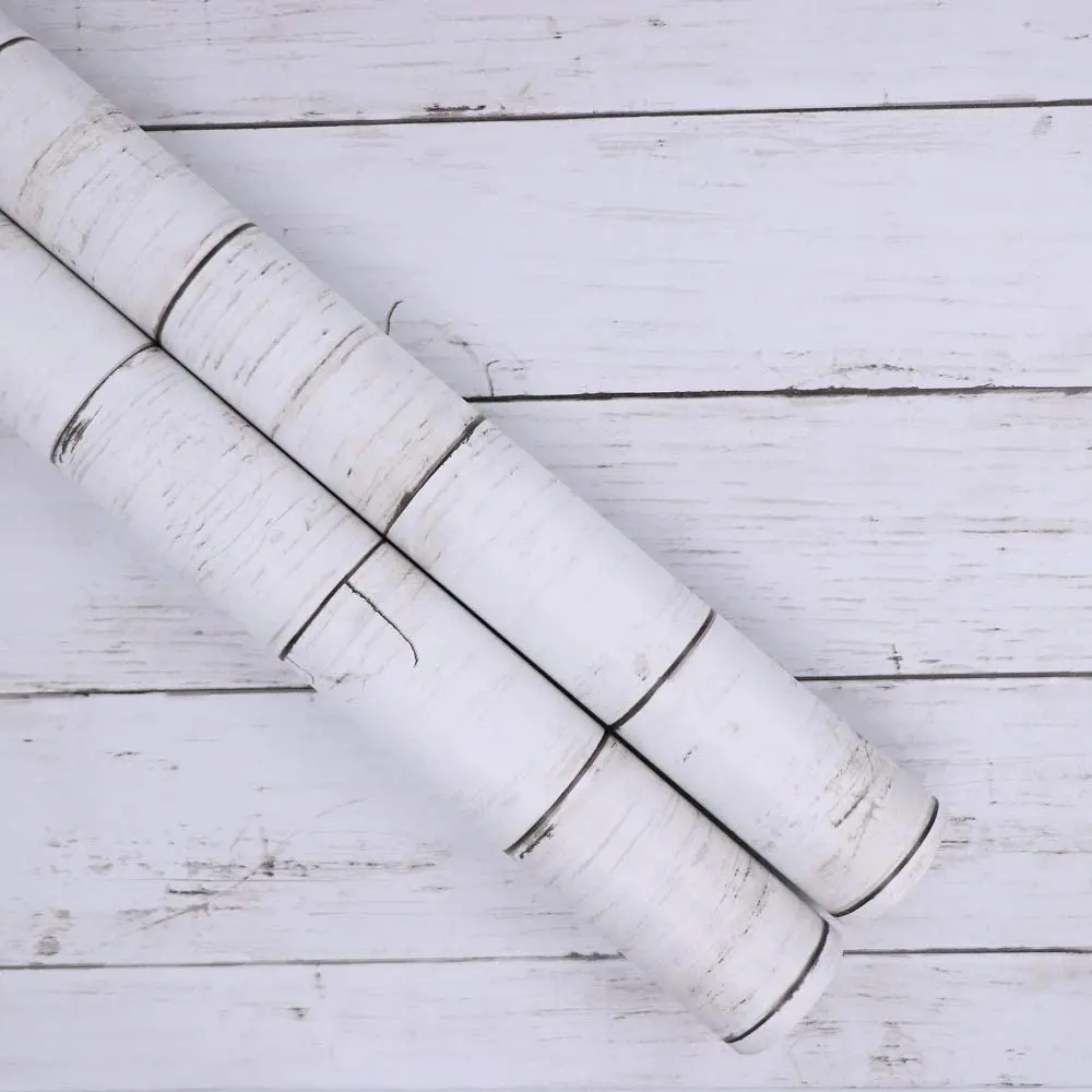 

LUCKYYJ Peel and Stick Wallpaper Removable Vintage Wood Plank Wallpaper Self Adhesive Decor Wall Covering Vinyl Wall Stickers
