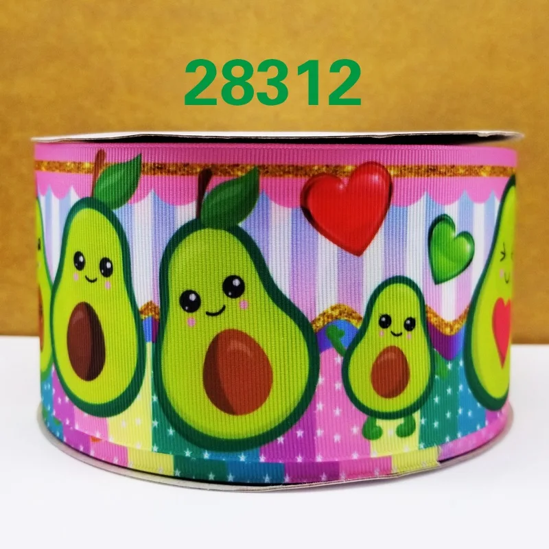 Бесплатная доставка 50 ярдов мультяшная печатная корсажная лента 28312|Ленты для