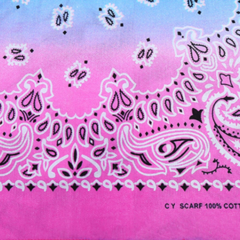 Хлопковая повязка на голову для занятий спортом в стиле хип-хоп квадратный шарф с