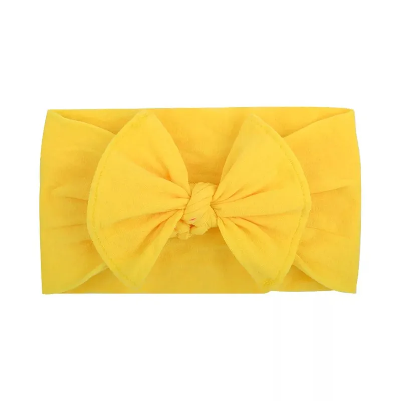 Baby Girl Headbands For Newborn Hair Band Elastic Hairbands Handmade Accessories Solid Nylon Boy Turban Headwear | Мать и ребенок