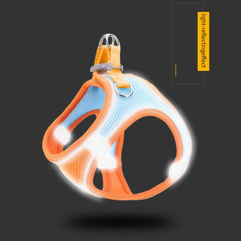 

Cat Dog Harness Leash Set All Weather Mesh Vest Harness For Cats Dogs Breathable Comfy Dog Chest Strap Pet Accessories