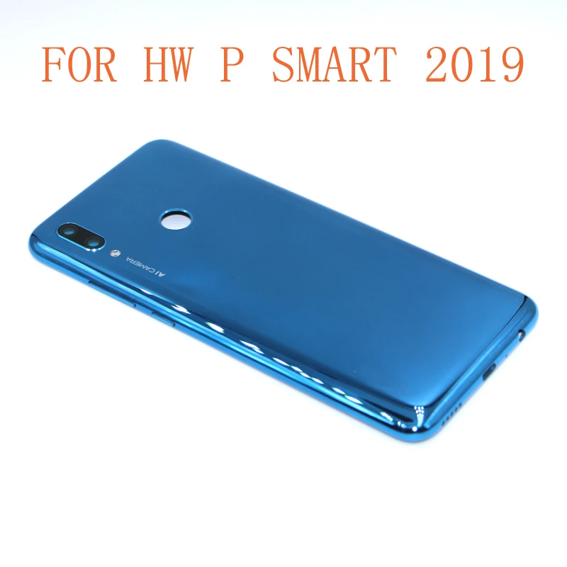 Blue 10 шт. P Smart задняя Батарея крышка дверца батарейного Корпус чехол для huawei P Smart POT-LX3 POT-L23 POT-LX1 POT-L21 POT-LX2 - Цвет: Blue