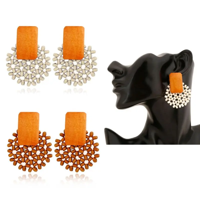 Ручной работы деревянные соломенное плетение Ротанговые лоза оплетка падение