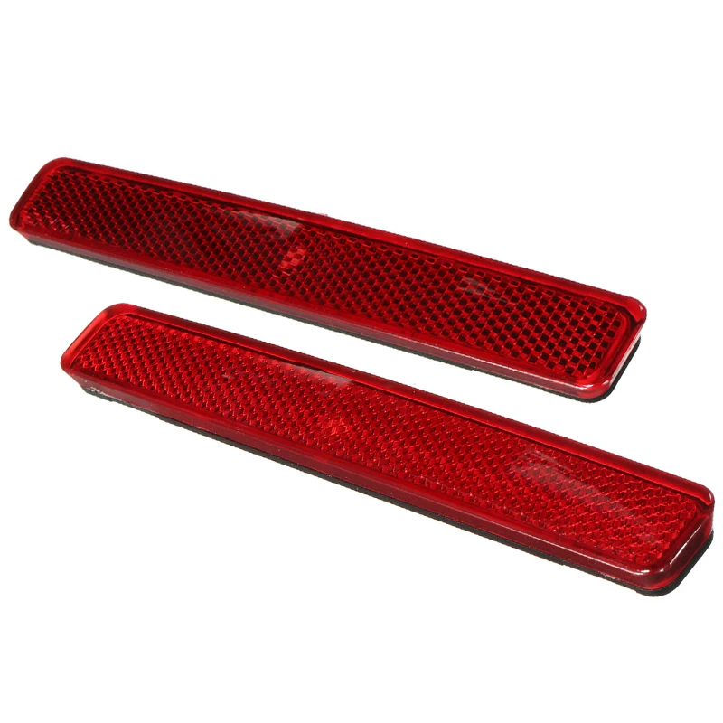 Красный задний левый и правый бампер отражатель задсветильник фары бары