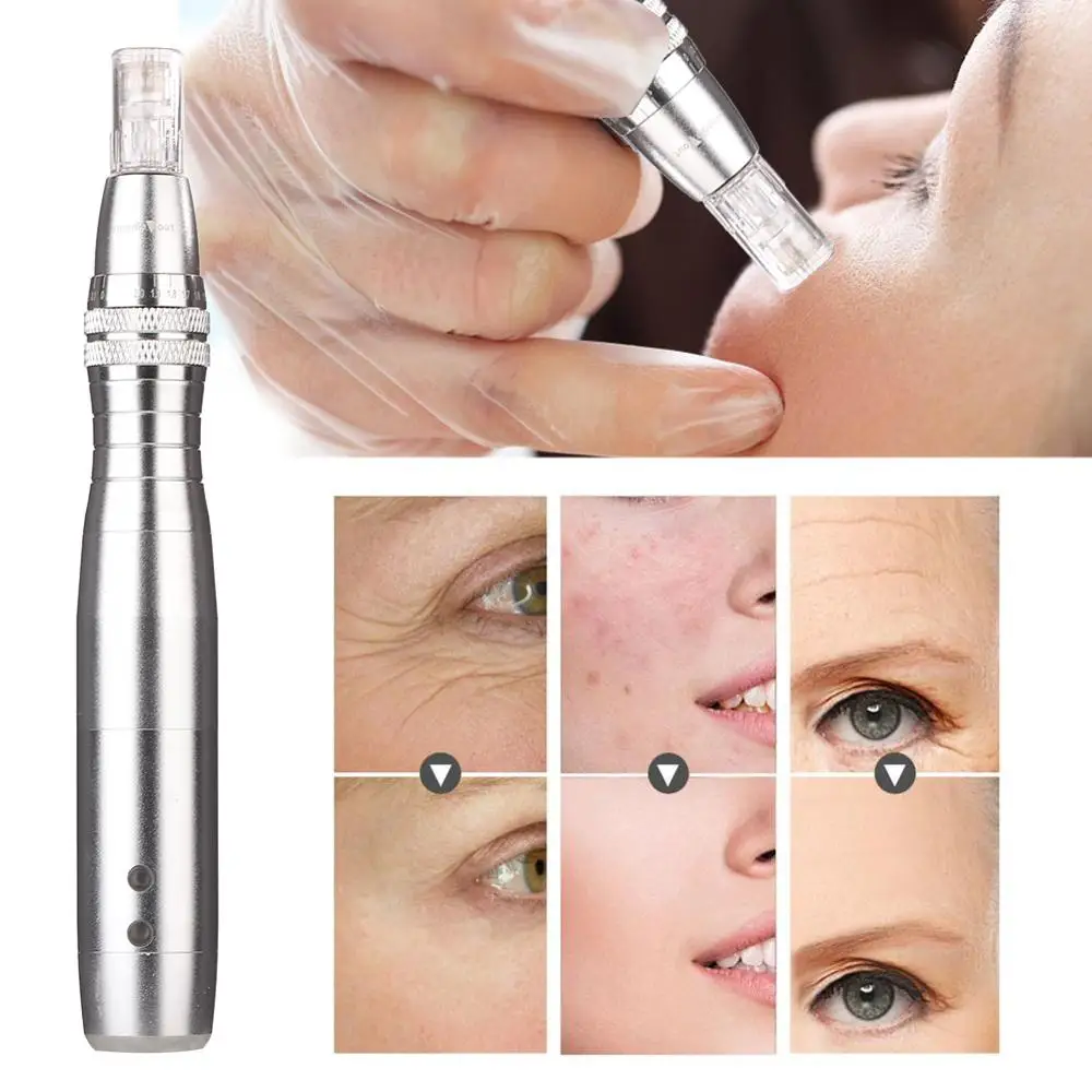 7 цветов лазерная светодиодная электрическая нано мини ручка косметический