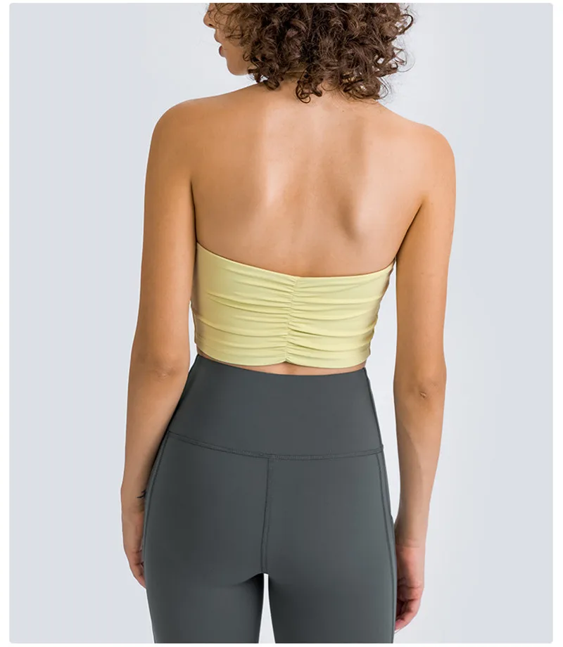 Новый дизайн женский бюстгальтер для фитнеса обтягивающий жилет йоги спортивная