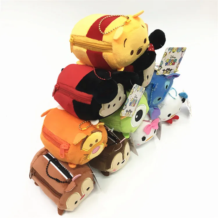 Плюшевый игрушечный пух медведь Микки Минни Дональд Дак Стич кукла 10 см